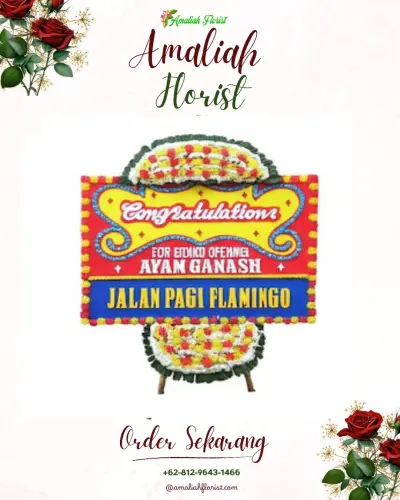 Bunga Papan Congratulation di Tobulung